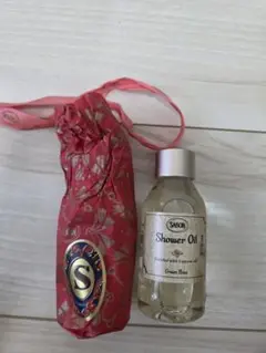 【新品未使用】SABON（サボン）シャワーオイル グリーン・ローズ 100mL