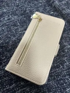 新品　iPhone 16 ケース　手帳型　ピンクグレージュ