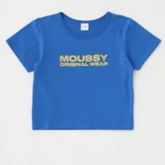 MOUSSY 半袖Tシャツ 青