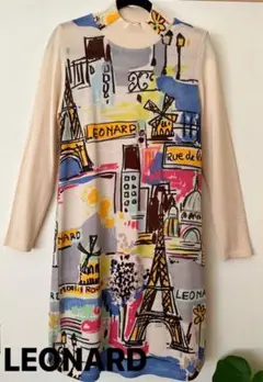 新品☆レオナールスポーツ☆ウールワンピース40