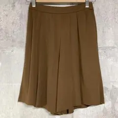 573 FOXEY フォクシーブティック ショートパンツ キュロット 茶 40