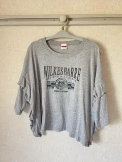 特別値下げ⭐︎ニコアンドフリルアソートプリントtシャツ　グレーM