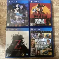 PS4 ゲームソフト 4本セット