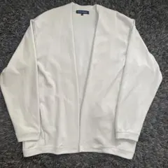 SILKY JERSEY カーディガン Lサイズ ホワイト ベージュ