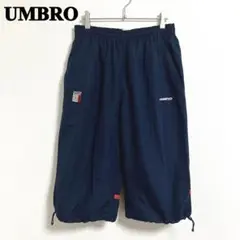 UMBRO ネイビー トレーニングパンツ　M ロゴ入り　ジャージ　ジムウェア