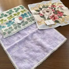値下げしました！　タオルハンカチ　3枚セット
