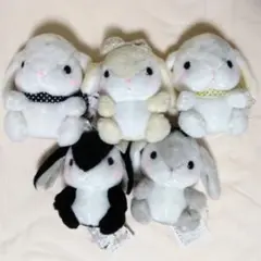 ぽてうさろっぴー ぷれみあむ STサイズ コンプ ぬいぐるみ 5個セット ウサギ