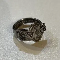 60's ROLEX ヴィンテージスプーン　リング　ハンドメイド 60's ROLEX ヴィンテージスプーン リング ハンドメイド（OBEN