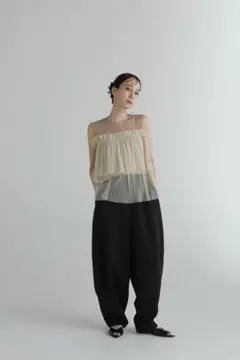 louren tulle pleats tiered tops