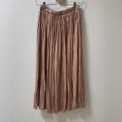 wcloset 2way プリーツロングスカート