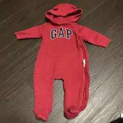 GAP 赤 フード付きロンパース 70サイズ