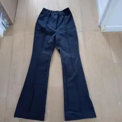 sheinブラック フレアパンツ 8-9才