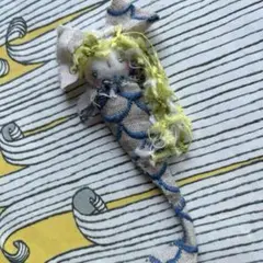 ミナペルホネンmermaidマーメイドブローチ　ハンドメイド