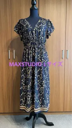 【未使用】MAXSTUDIOマックススタジオ切替タイトワンピース 未使用】MAXSTUDIOマックススタジオ切替タイトワンピースの通販