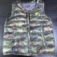 パーリーゲイツ ダウンベスト 美品レディースカモフラージュ1(M)サイズ
