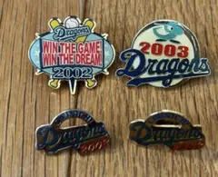 中日ドラゴンズ　ピンバッジ　記念グッズ　プロ野球　レトロ