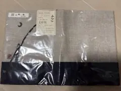 麻製刺繍付きブックカバー