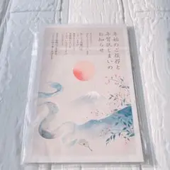 年賀状じまい 葉書 10枚 私製ハガキ シンプル カラー ヘビ