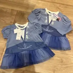 アナと雪の女王　 エルサ なりきりトップス　90