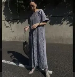 MEDI 2WAY CIRCLE PATTERN LACE DRESS