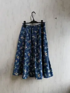 any FAM　綺麗色　花柄　ギャザー入り　リボン付き　スカート　2