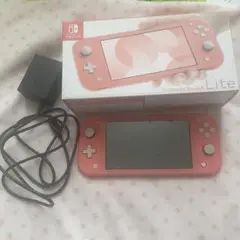 中古 Nintendo Switch Lite本体 コーラル スイッチ ライト