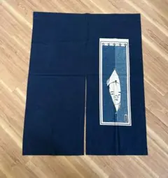 布団　解き　筒描き　木綿地　手織り　藍染　家紋　吉兆模様　菊水 1871 筒描き 4幅 鳳凰 藍染 木綿 古布 明治〜大正 アンティーク