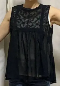 可愛い♡　Ungrid レース　ノースリーブ