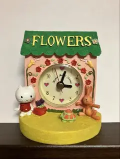 ムスティMusti 置時計 花屋 レトロ