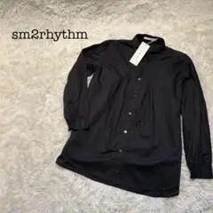 新品タグ付✨】sm2rhythm シャツ　キレイめ　大人　ブラック　パーティー