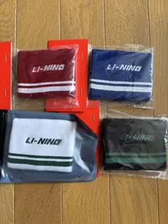 【新品】LI-NING リストバンド4色セット