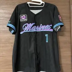 藤原恭大　ロッテ　ユニフォーム　BLACKSUMMER