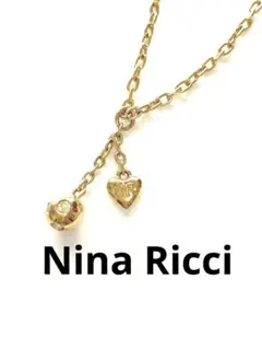 綺麗☆ ニナリッチ ネックレス ゴールド ハート ストーン NR ペンダント