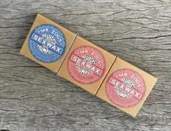 新品、SEX WAX 3個セット サーフィン ワックス レッド/ブルーラベル