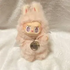 (72) ピンク 天使 ぬいぐるみ ペンダント キーチェーン