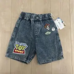 新品タグ付き！RELAトイストーリー デニムハーフパンツ