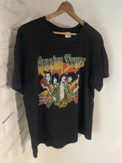 激レア 70s〜 ローリングストーンズ パキ綿 Tシャツ ブラック