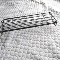 ブラックメタルオープンスラットシェルフ