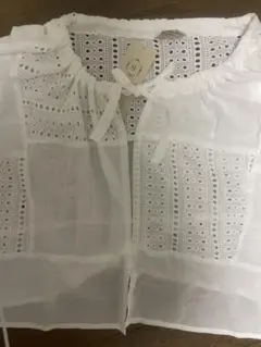 ブラウスシャツボレロ　白　Samansa Mos2
