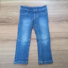TOMMY HILFIGER スキニーパンツ 3T デニムブルー