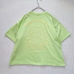 【数回着用】【Pinklatte】ピンクラテ　バックプリントTシャツ　S　140