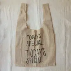 TODAYS SPECIAL トゥデイズスペシャル エコバッグ　マルシェバッグ