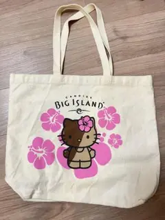 ハローキティ　トートバッグ　ビッグアイランドクッキーコラボ　ハワイ