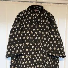 90s vintage モノグラム柄　半袖シャツ