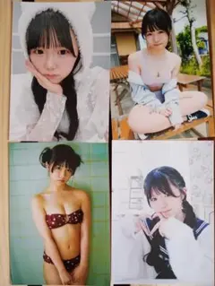 鈴もも　 生写真　L判　4枚セット　93