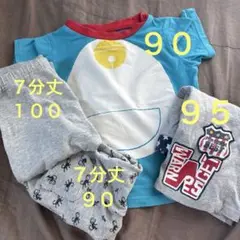 ドラえもん Tシャツ 90サイズ パンツ 100・90・95　夏服 男児　幼稚園
