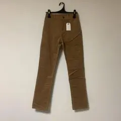 chocol raffine robe コーデュロイ スキニーパンツ キャメル