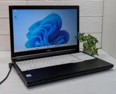Windows11ノートパソコン✨オフィス付き✨富士通　新品SSD　Wi-Fi