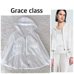 24SS 完売品　美品　グレースコンチネンタル　メッシュコンビフーディー