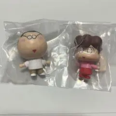 【土台付き】あたしンち　ガチャガチャ　ならぶんです　ミカン　お父さん2個セット